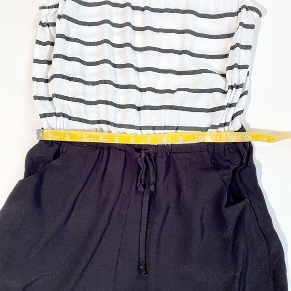 MINKPINK black stripe tank romper M - Picture 8 of 11
